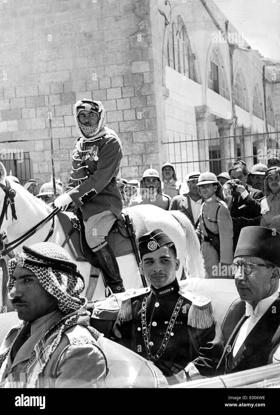 König Hussein II (Husain) von Jordanien Stockfoto