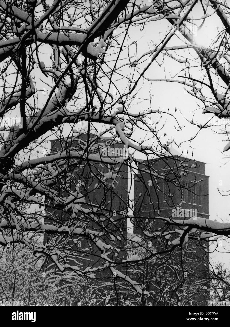 Die Pfarrei St. Anton in Augsburg Stockfoto