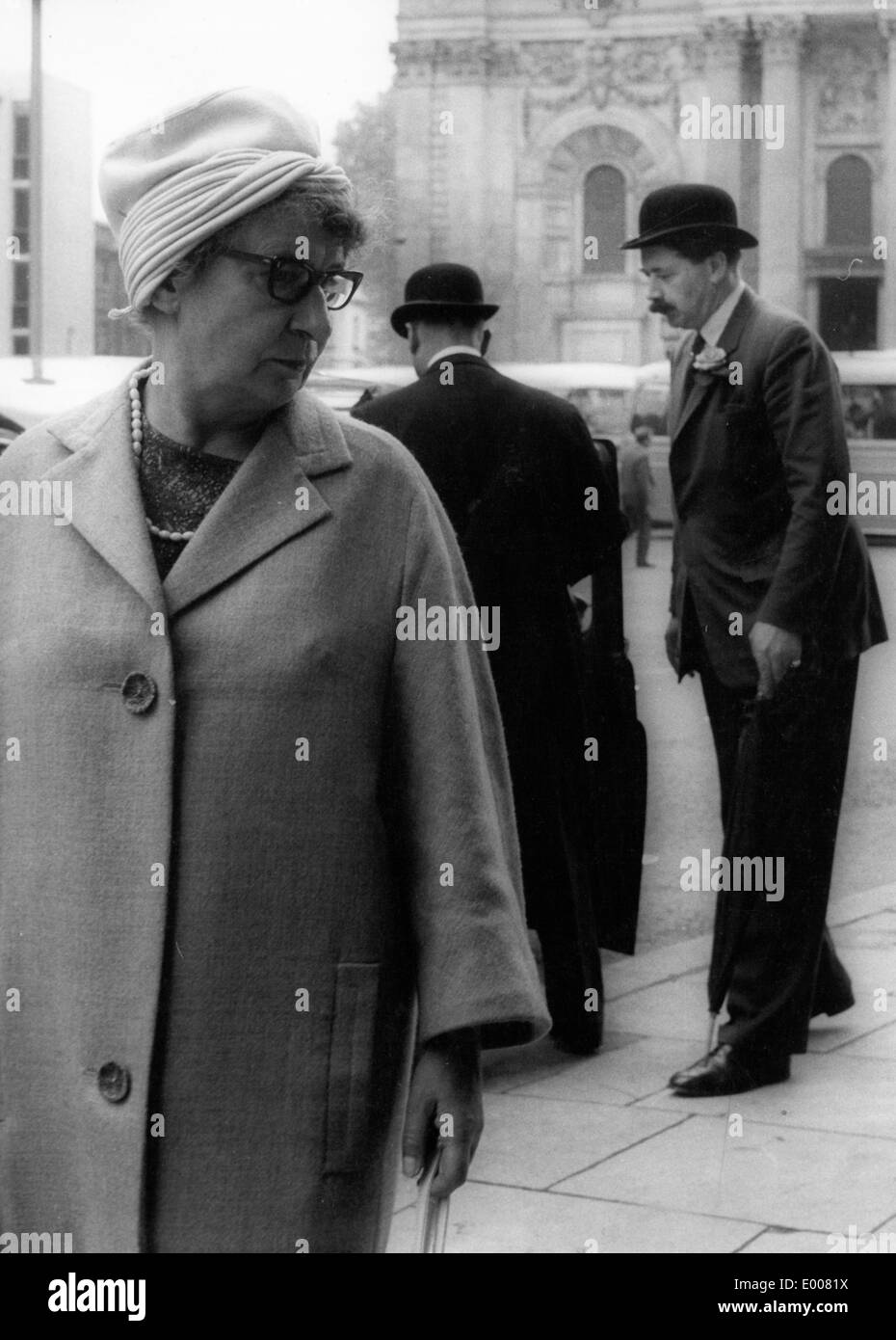 Menschen in London, 1967 Stockfoto