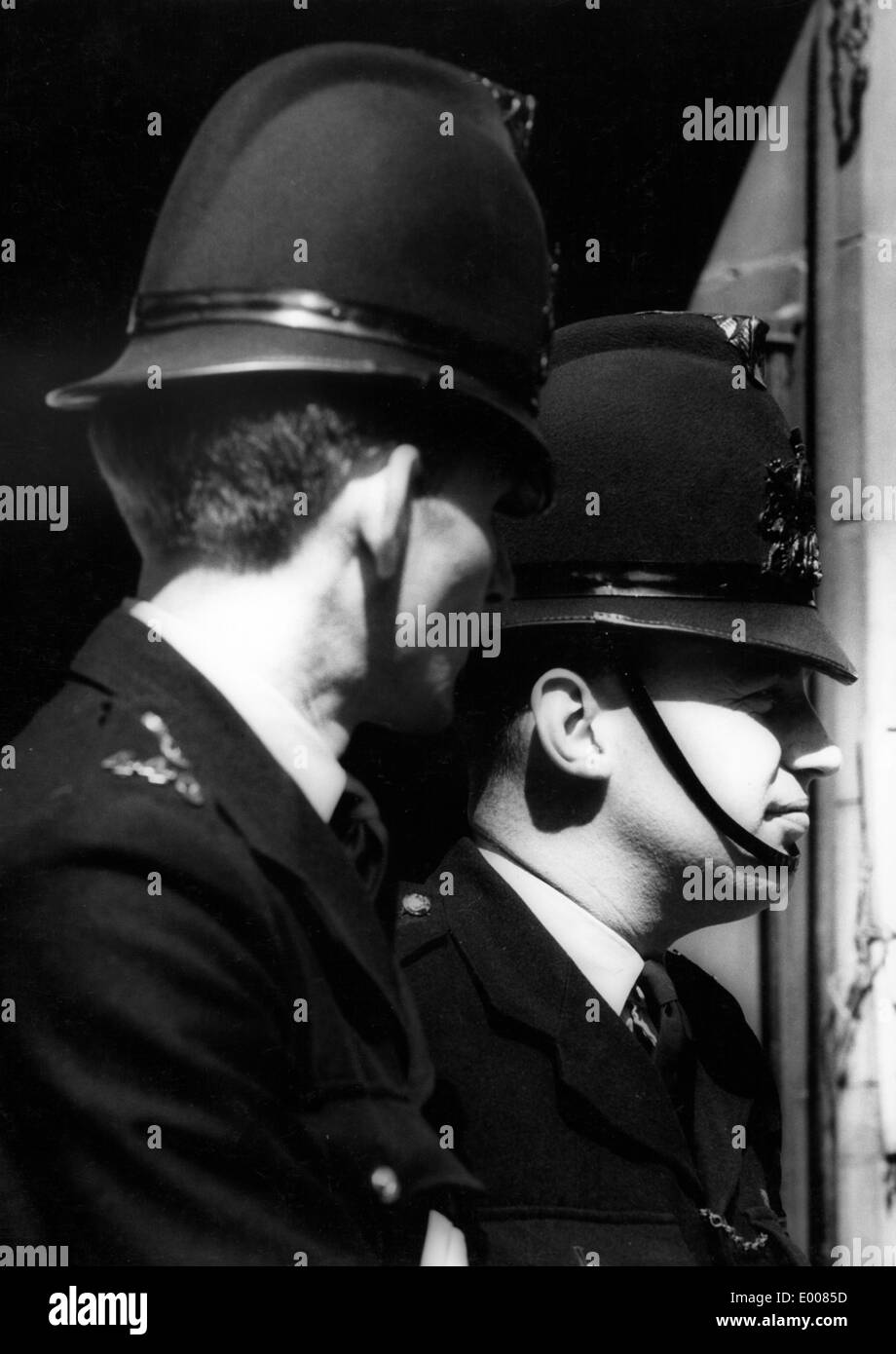 Polizisten in London, 1967 Stockfoto