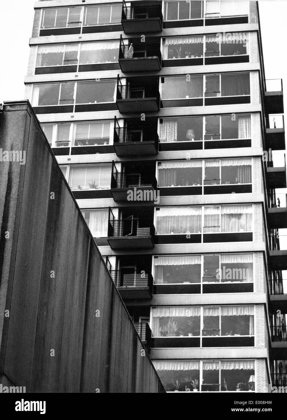 Haus in Rotterdam, 1962 Stockfoto