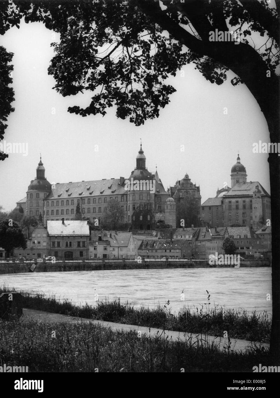 Das Schloss in Neuburg an der Donau Stockfoto