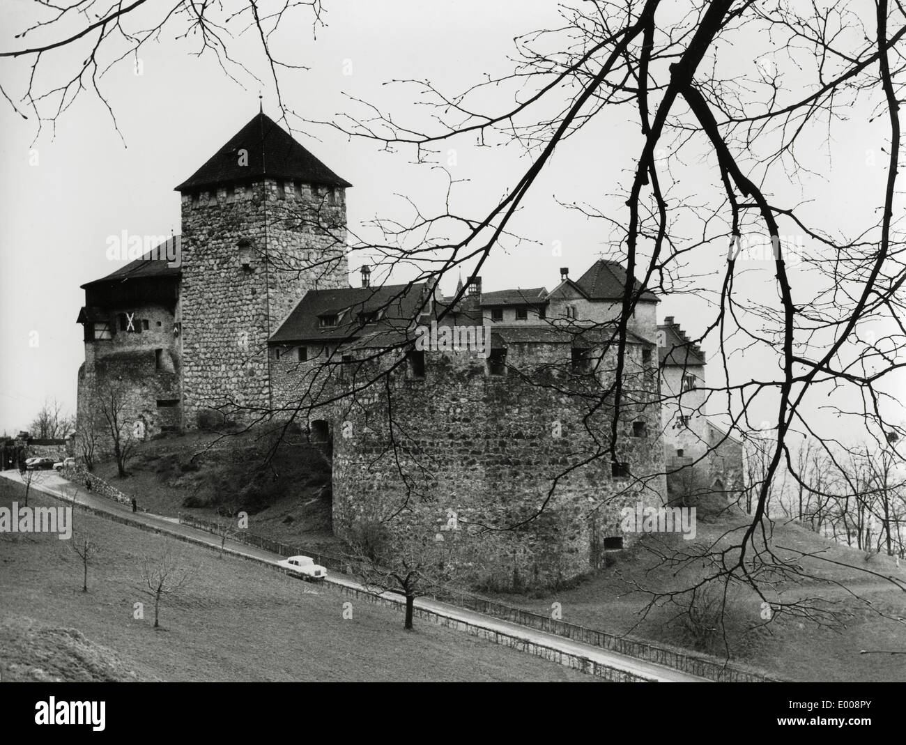Das Schloss Vaduz in Liechtenstein Stockfoto