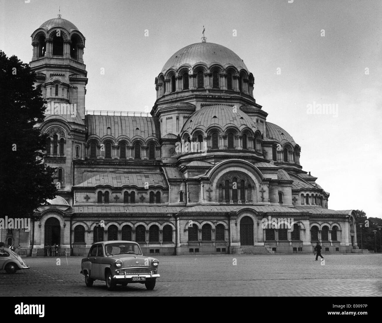 Alexander-Newski-Kathedrale in Sofia, 1967 Stockfoto