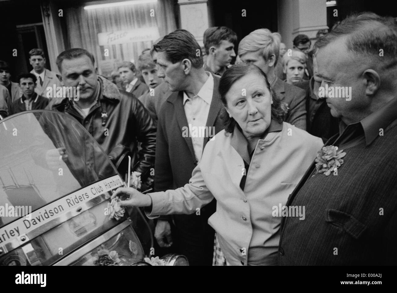 Treffen der Harley-Davidson Riders Club Hamburgider Stockfoto