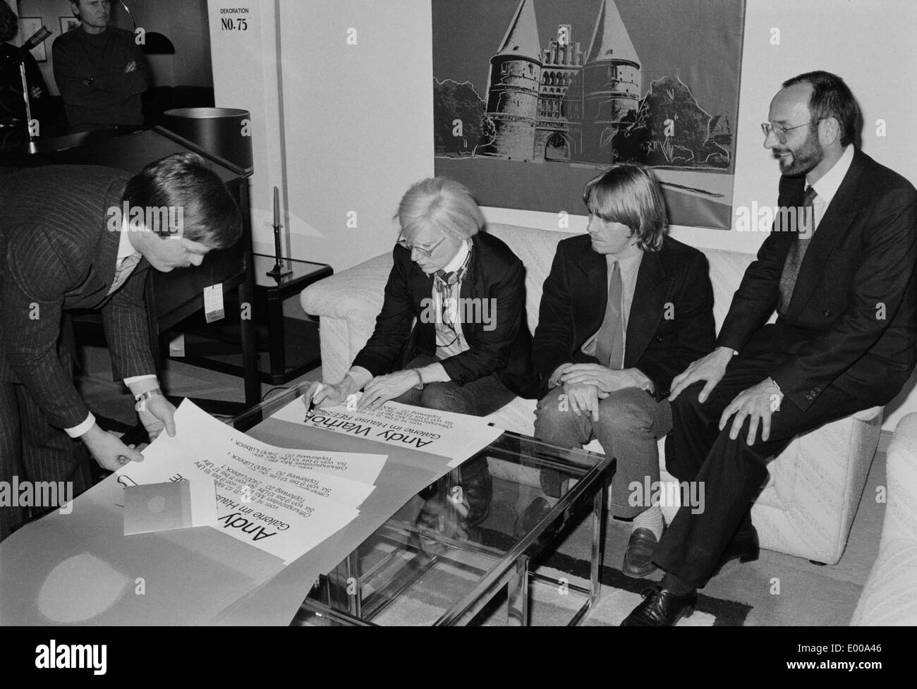 Andy Warhol in Lübeck Stockfoto