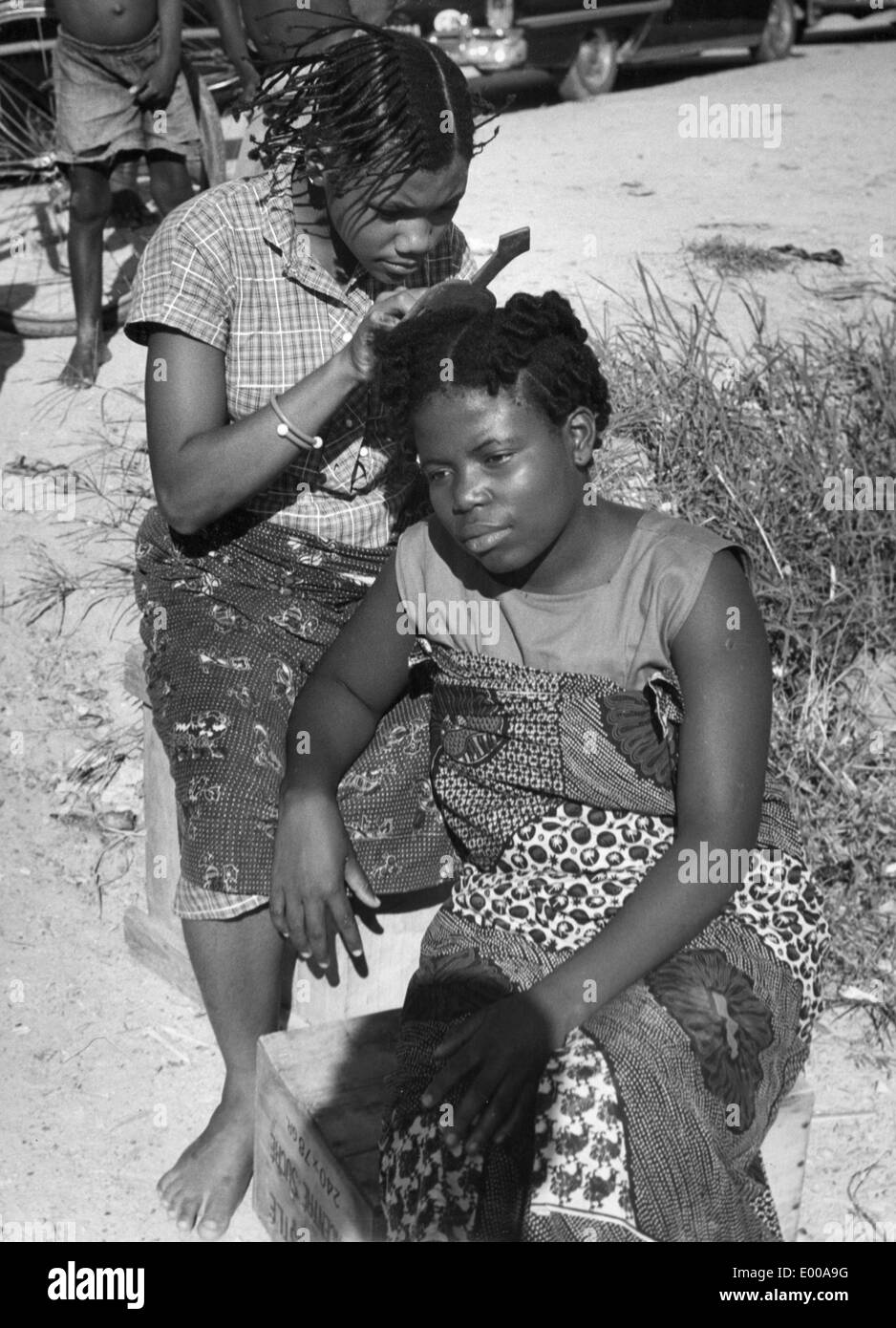 Zwei Frauen, Kongo, 1957 Stockfoto