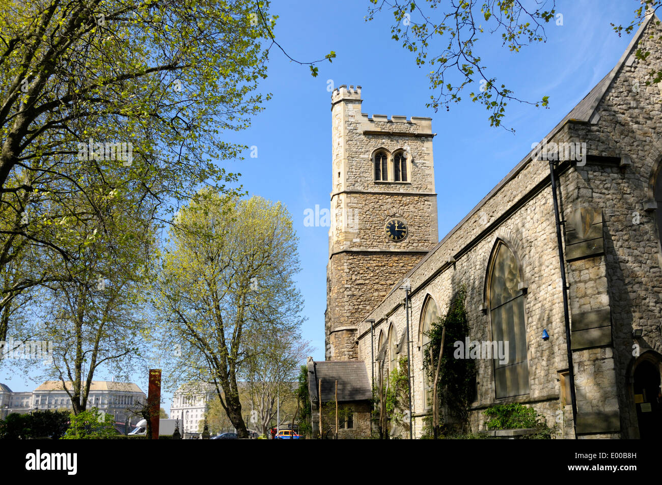 London, England, Vereinigtes Königreich. Die Garten-Museum im ehemaligen Kirche von St Mary-am-Lambeth Stockfoto