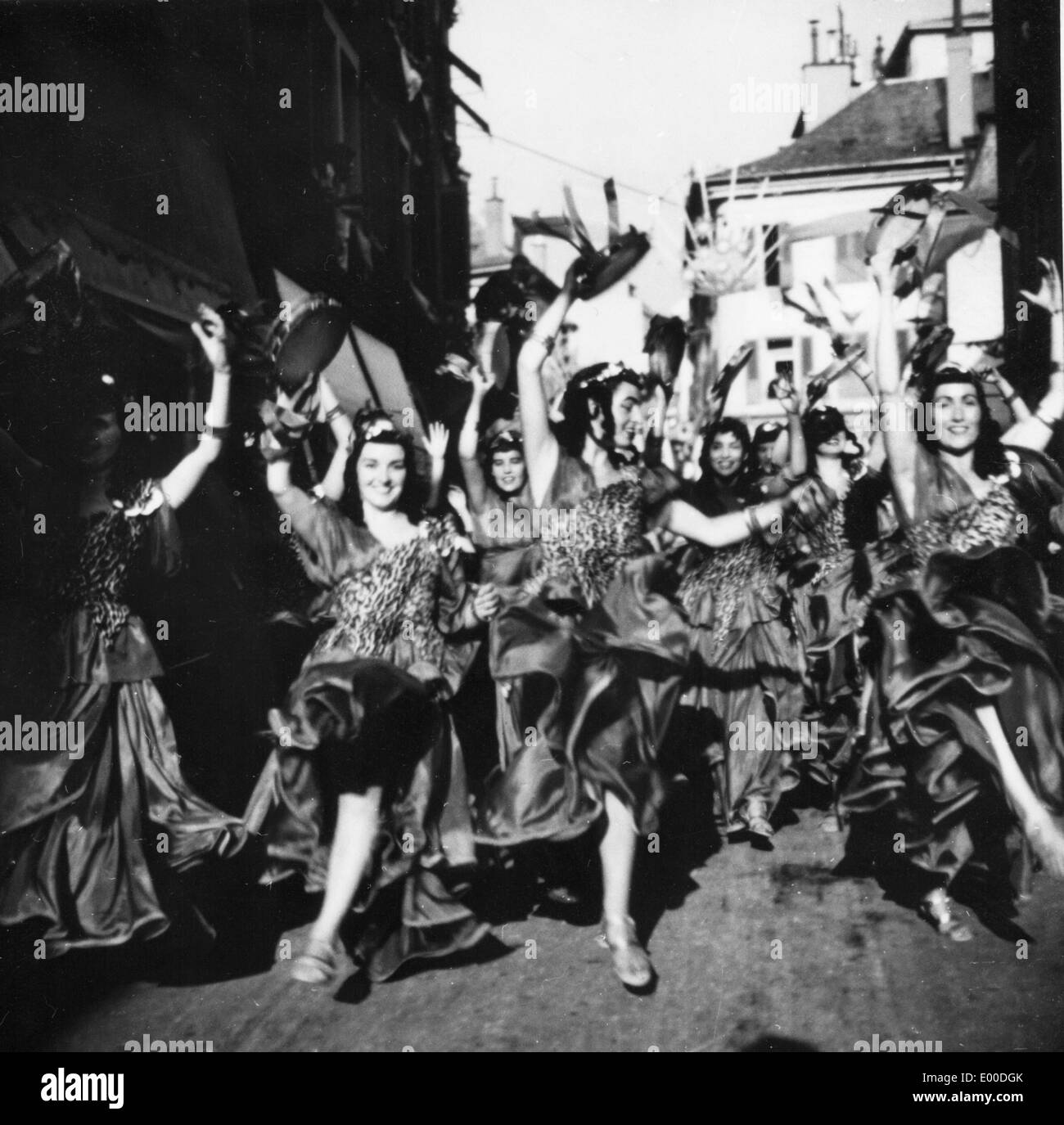 Die Winzer Festival in Vevey, 1955 Stockfoto