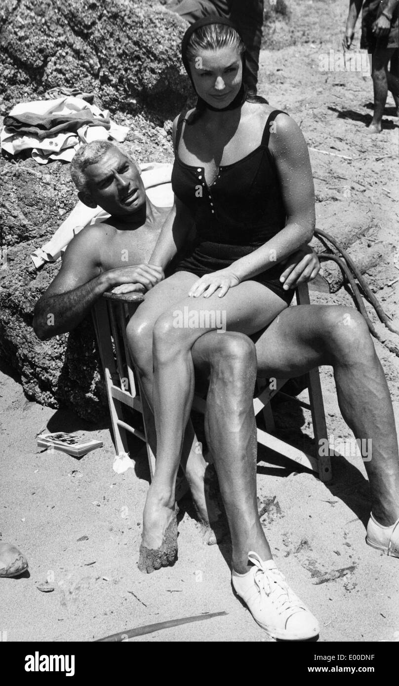 Esther Williams und Jeff Chandler, 1958 Stockfoto