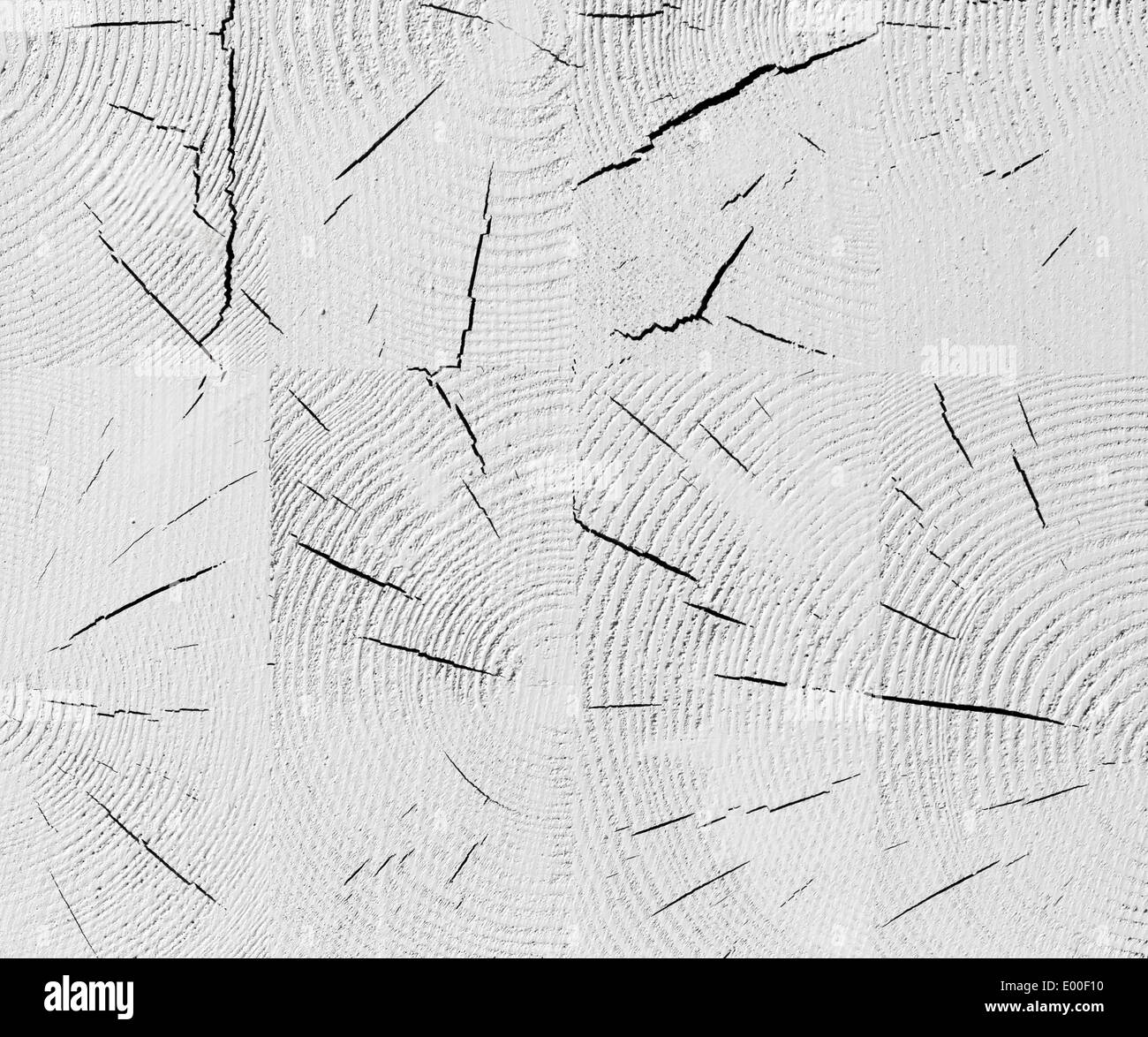 Weiße geknackt Holzbalken Hintergrundtextur Foto Stockfoto