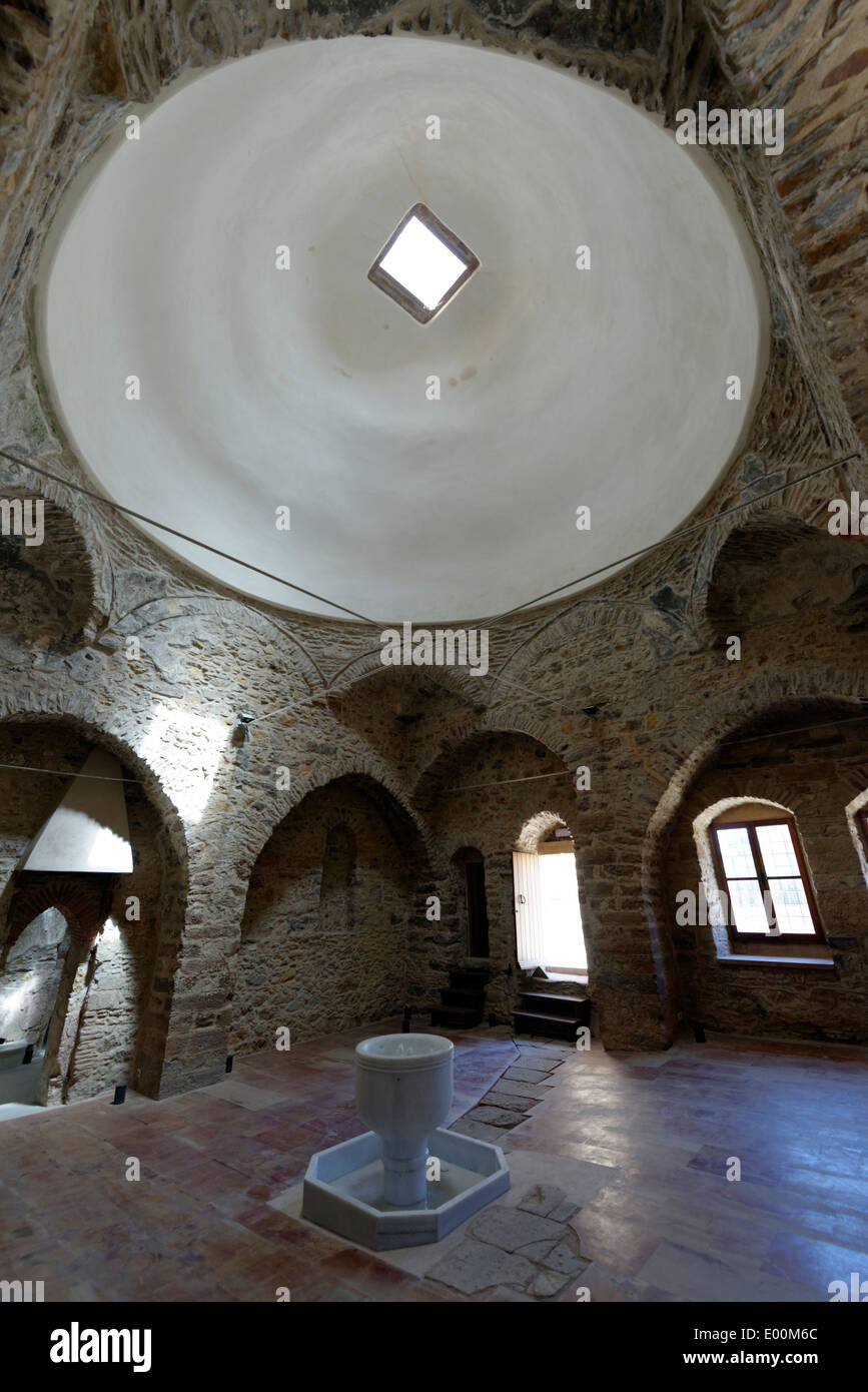 Osmanischen türkischen Bäder aus dem 18. Jahrhundert im Inneren der Burg Festung oder Kastro Chios Stadt Chios Griechenland gegründet Stockfoto