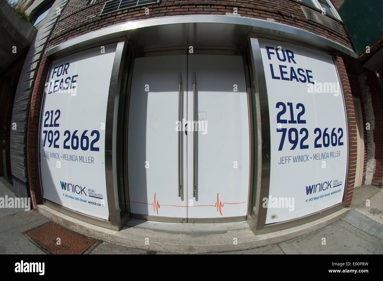 Verkaufsfläche im Stadtteil trendigen Meatpacking District in New York Stockfoto