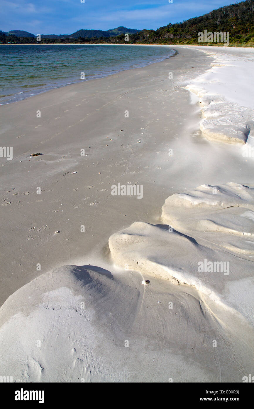 Weißer Strand, Tasmaniens Tasman Halbinsel Stockfoto