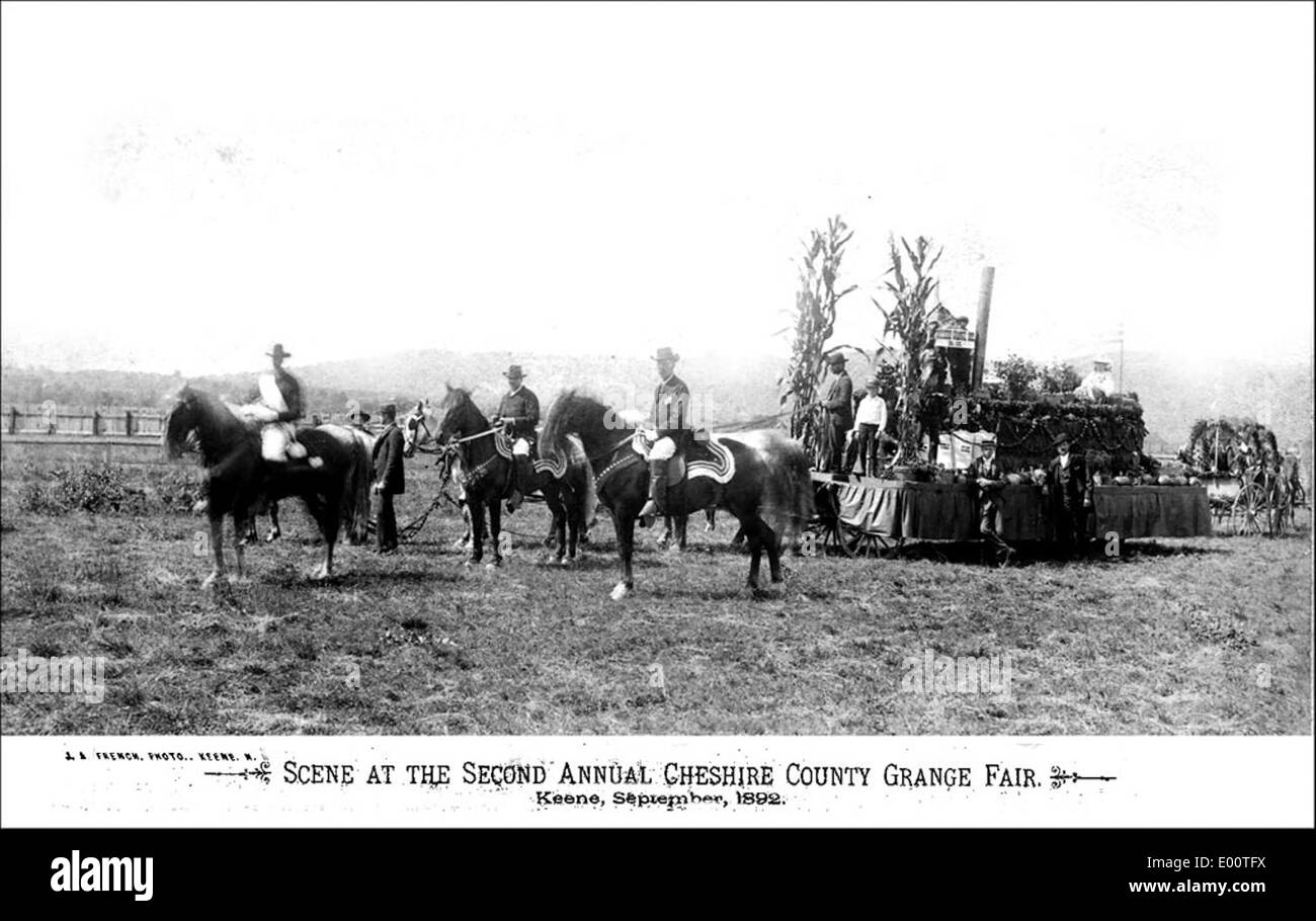 Cheshire County Grange Messe, zweiten jährlichen, Parade, Keene, New Hampshire Stockfoto