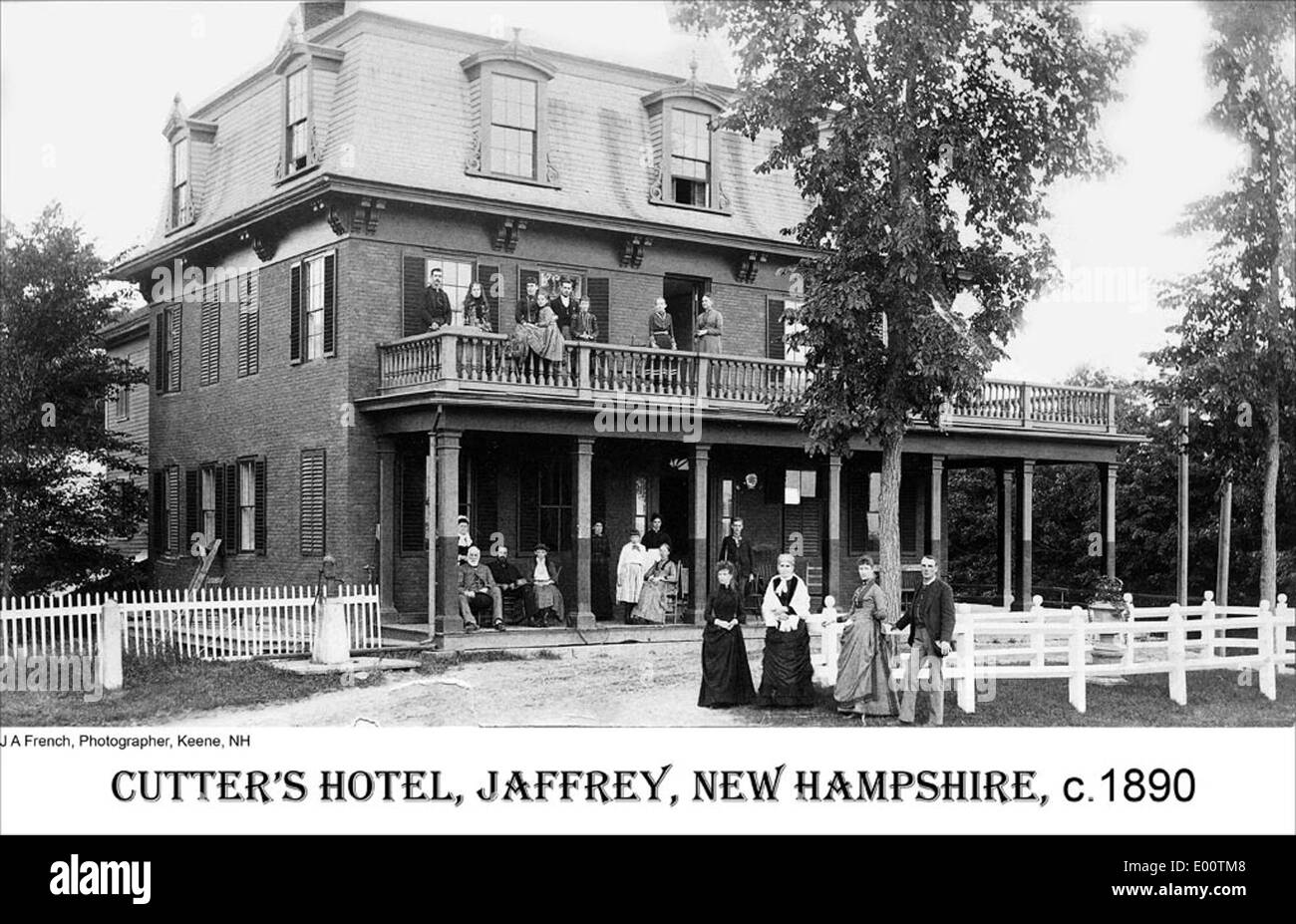Cutter es Hotel in Jaffrey New Hampshire Stockfoto