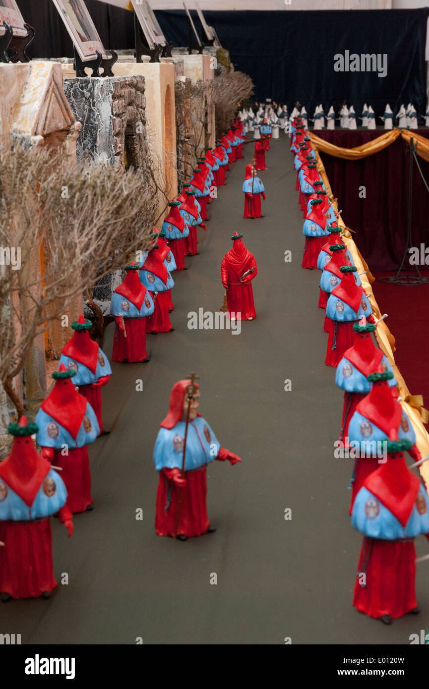 Ostern-Karwoche in Gallipoli, Lecce, Apulien, Italien Stockfoto