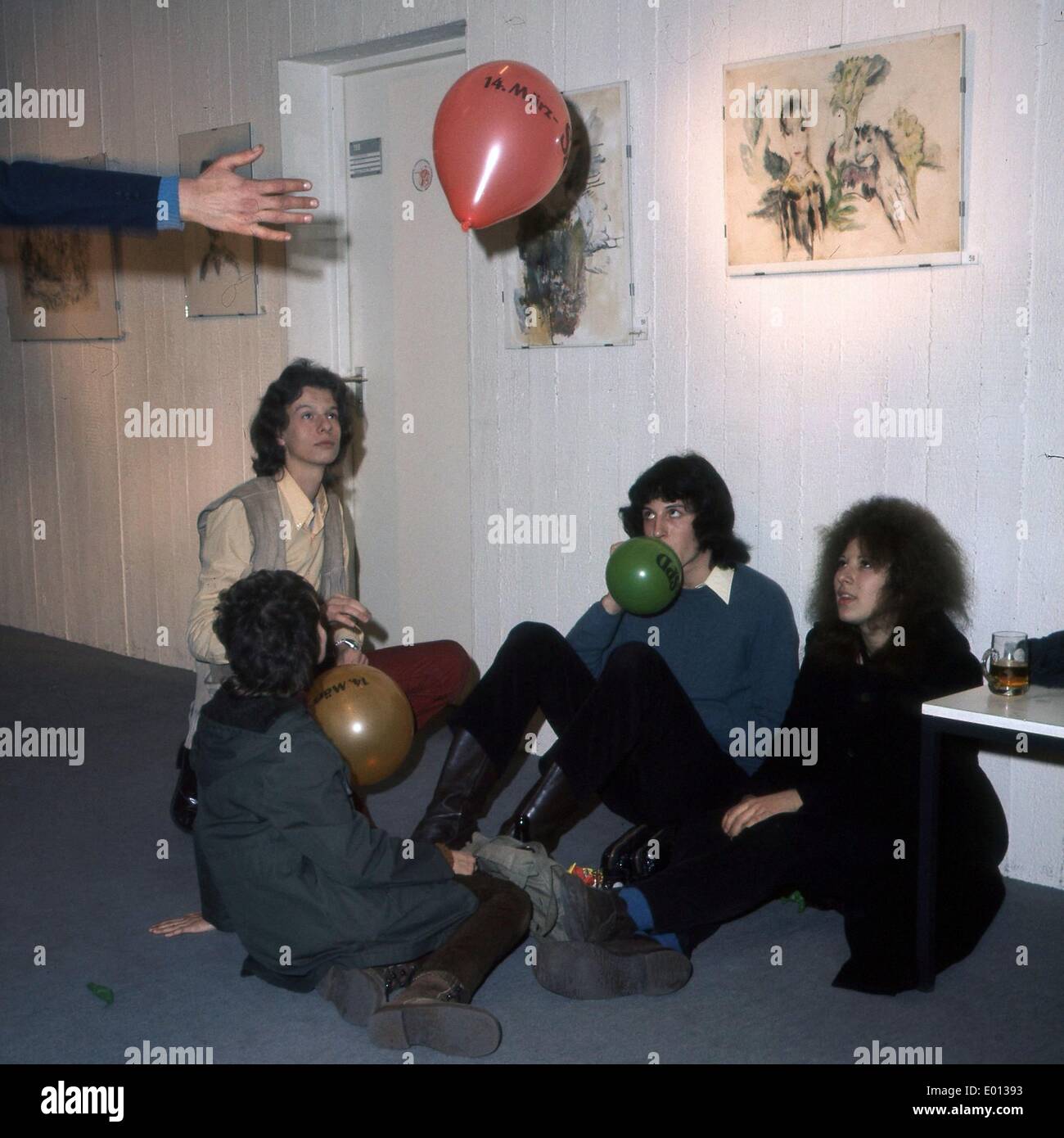 Wahl-Veranstaltung im Rathaus Berlin-Tempelhof, März 1975 Stockfoto