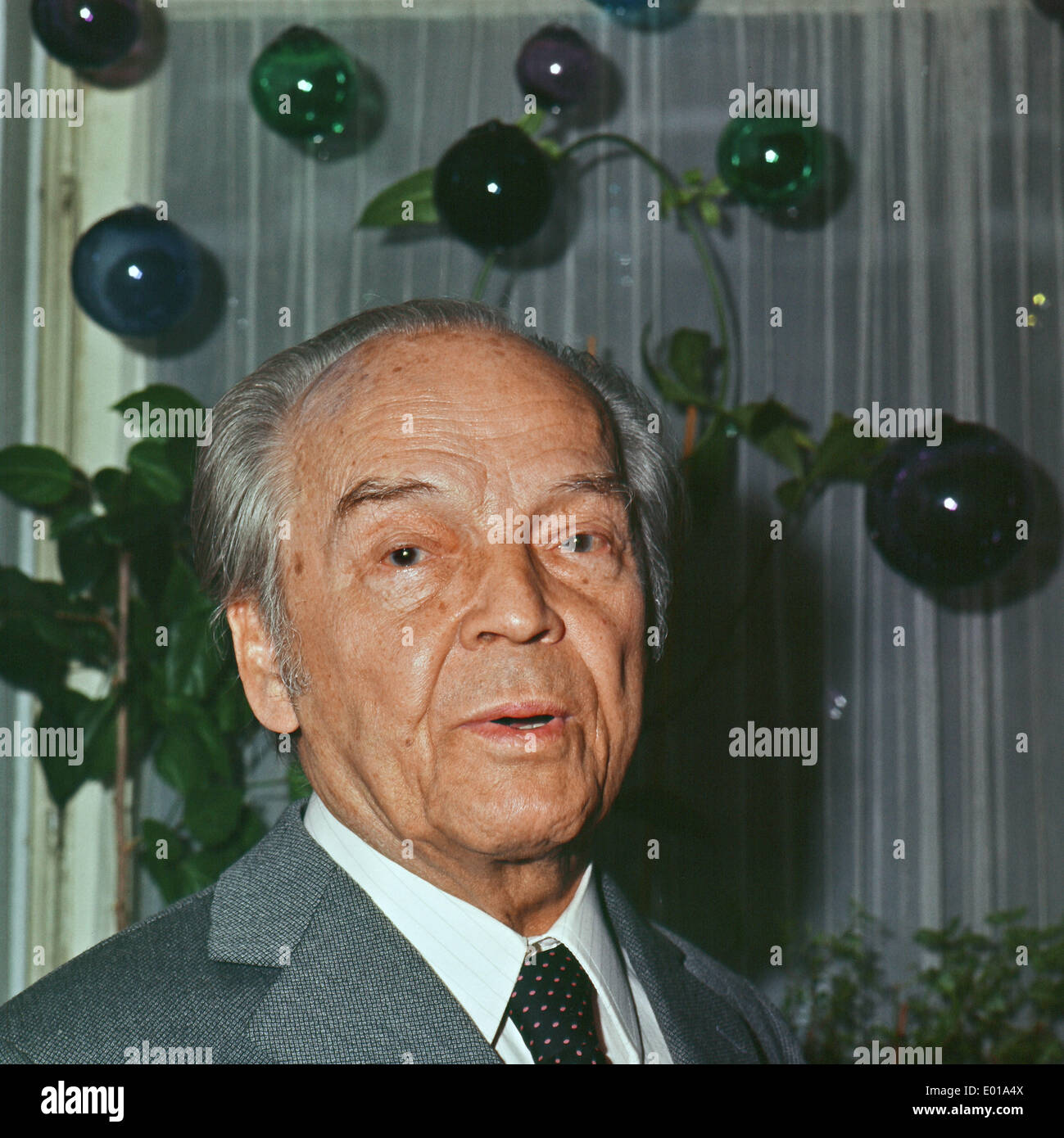 Friedrich Schnack, 1973 Stockfoto