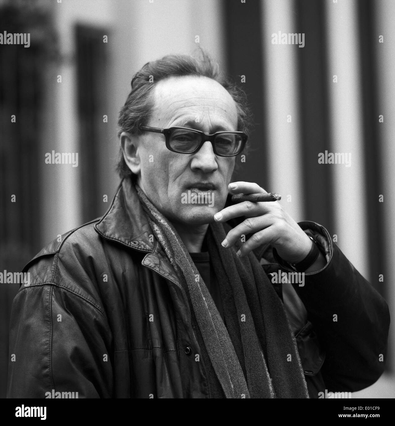 Heiner Müller, 1986 Stockfotografie - Alamy