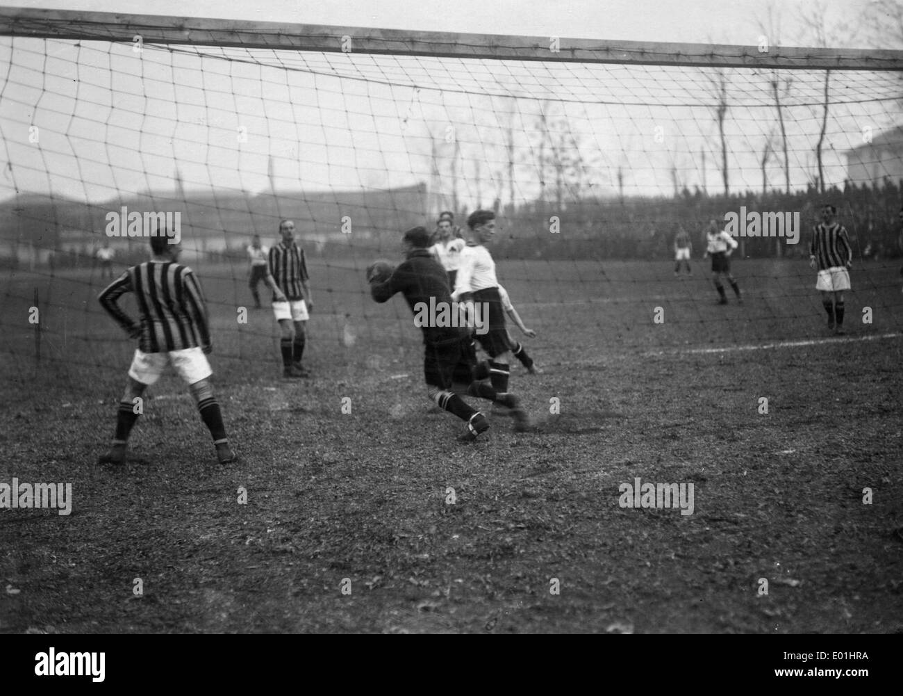 SpVgg Fuerth Vs Inter Mailand entsprechen in Mailand, 1921 Stockfoto
