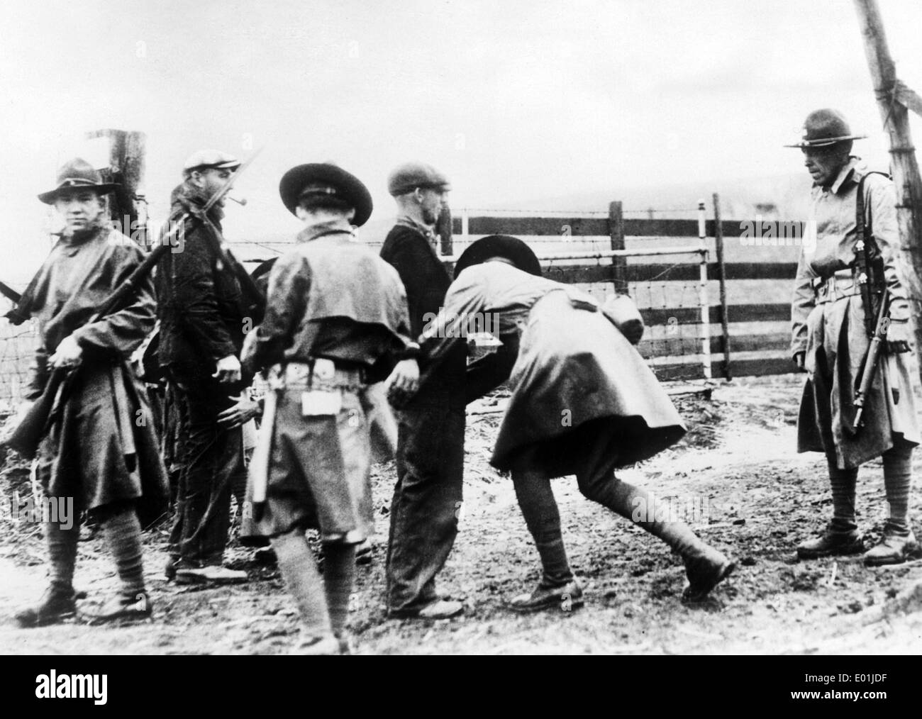 Weltwirtschaftskrise: Landwirt Elend, 1932 Stockfoto