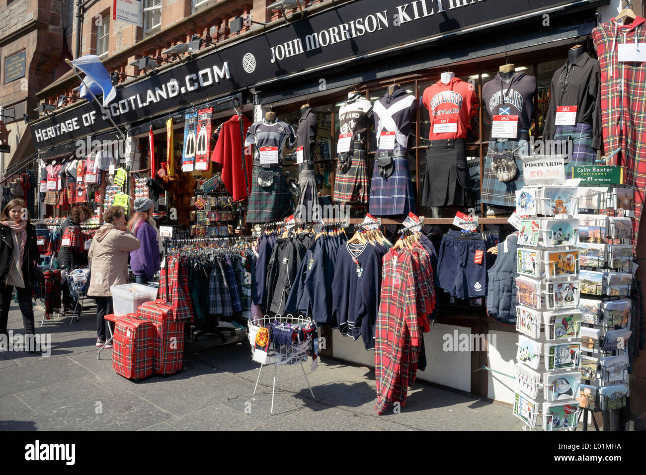 an der Vorderseite des Erbes Schottland Souvenir Shop