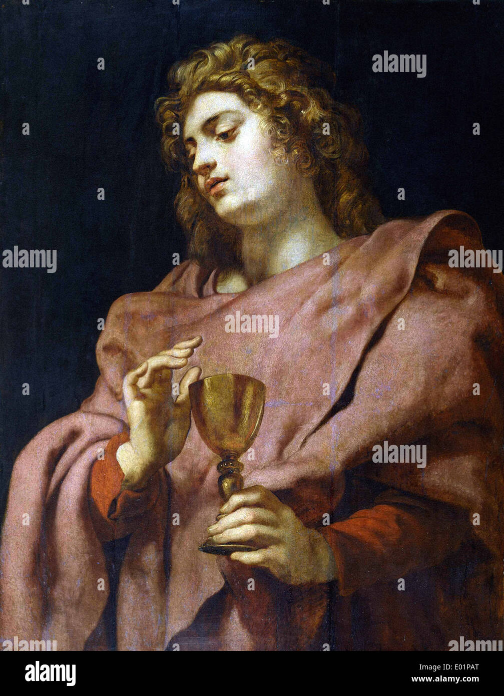 Rubens Heilige Johannes der Evangelist Stockfoto