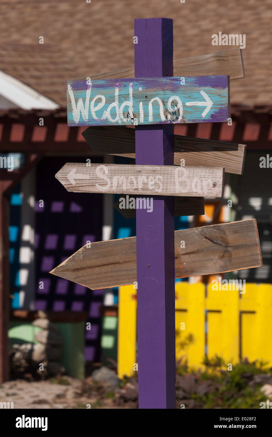 "Si Como kein Inn" in Flagler Beach, FL, USA Stockfoto