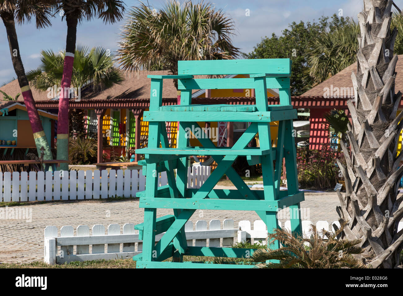 "Si Como kein Inn" in Flagler Beach, FL, USA Stockfoto