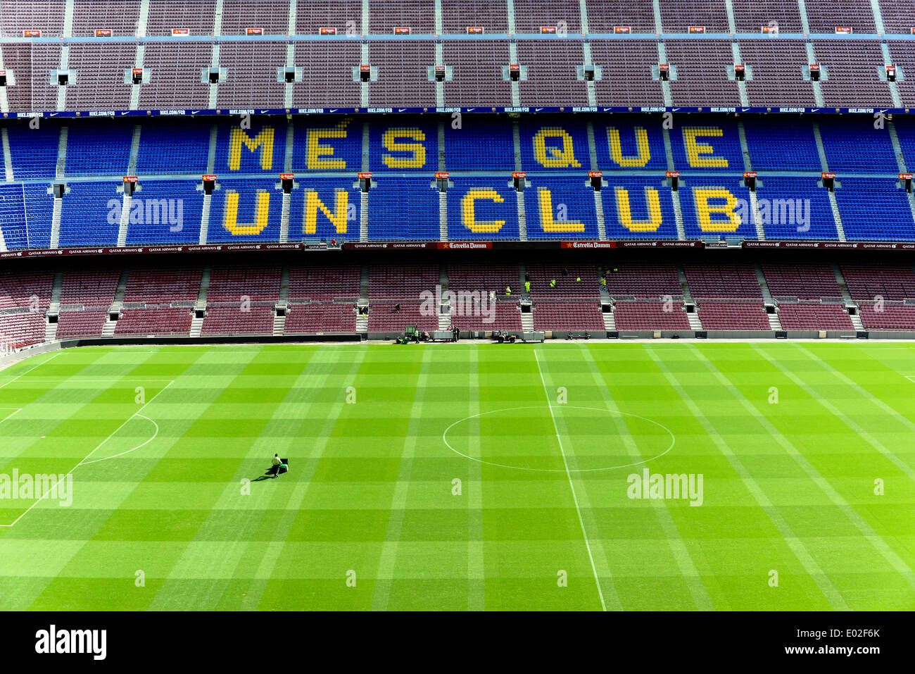 Stadion Camp Nou, Barcelona, Katalonien, Spanien Stockfoto