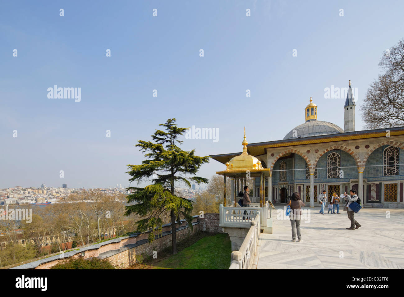 İftariye Baldachin, Bagdad-Pavillon, Topkapi-Palast, Europäische Topkapi Sarayi, Istanbul, Side, Türkei Stockfoto