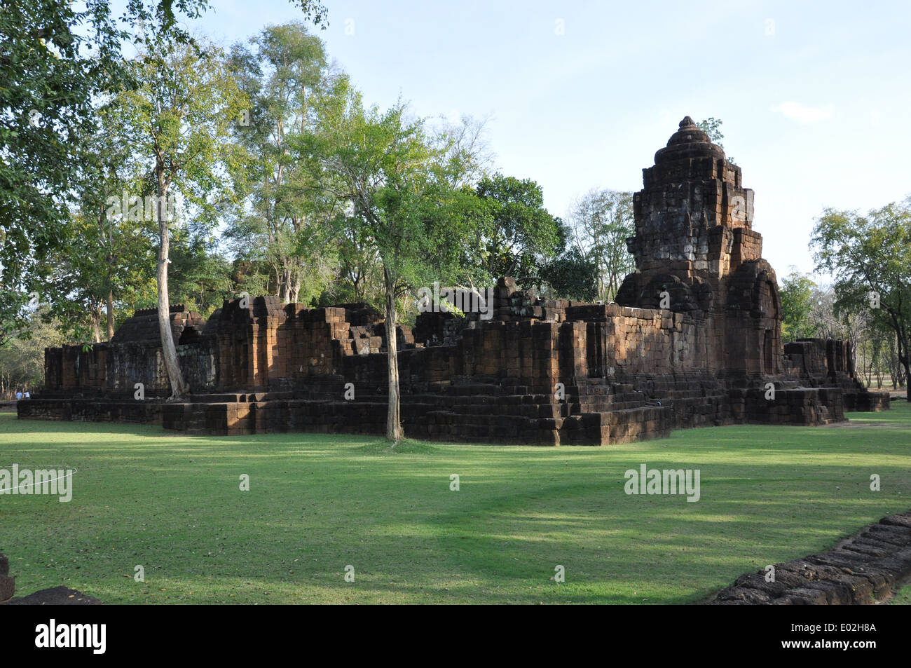 Ruinen des buddhistischen Tempels, ländlichen Thailand Stockfoto