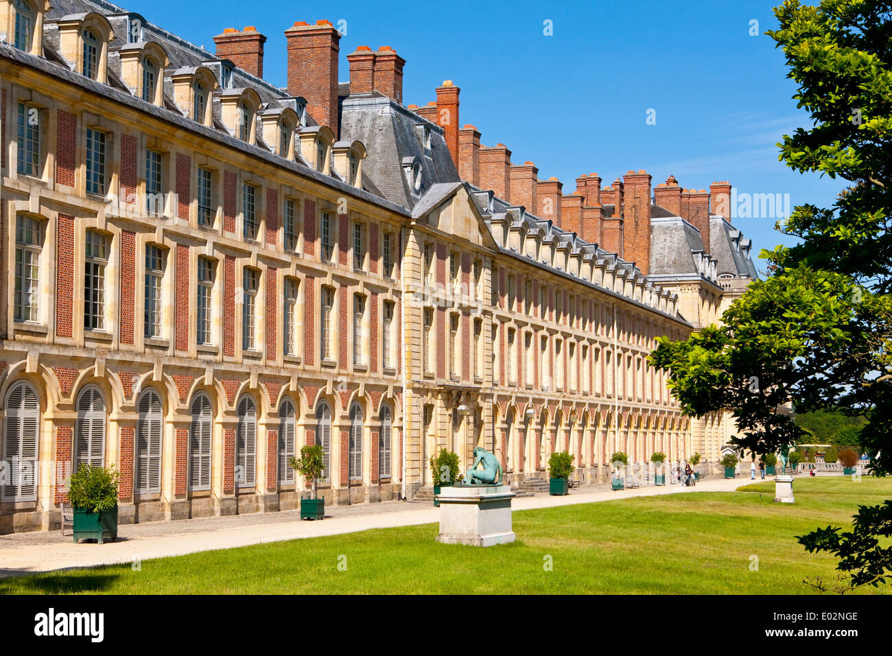 Château de Fontainebleau, Frankreich Stockfoto