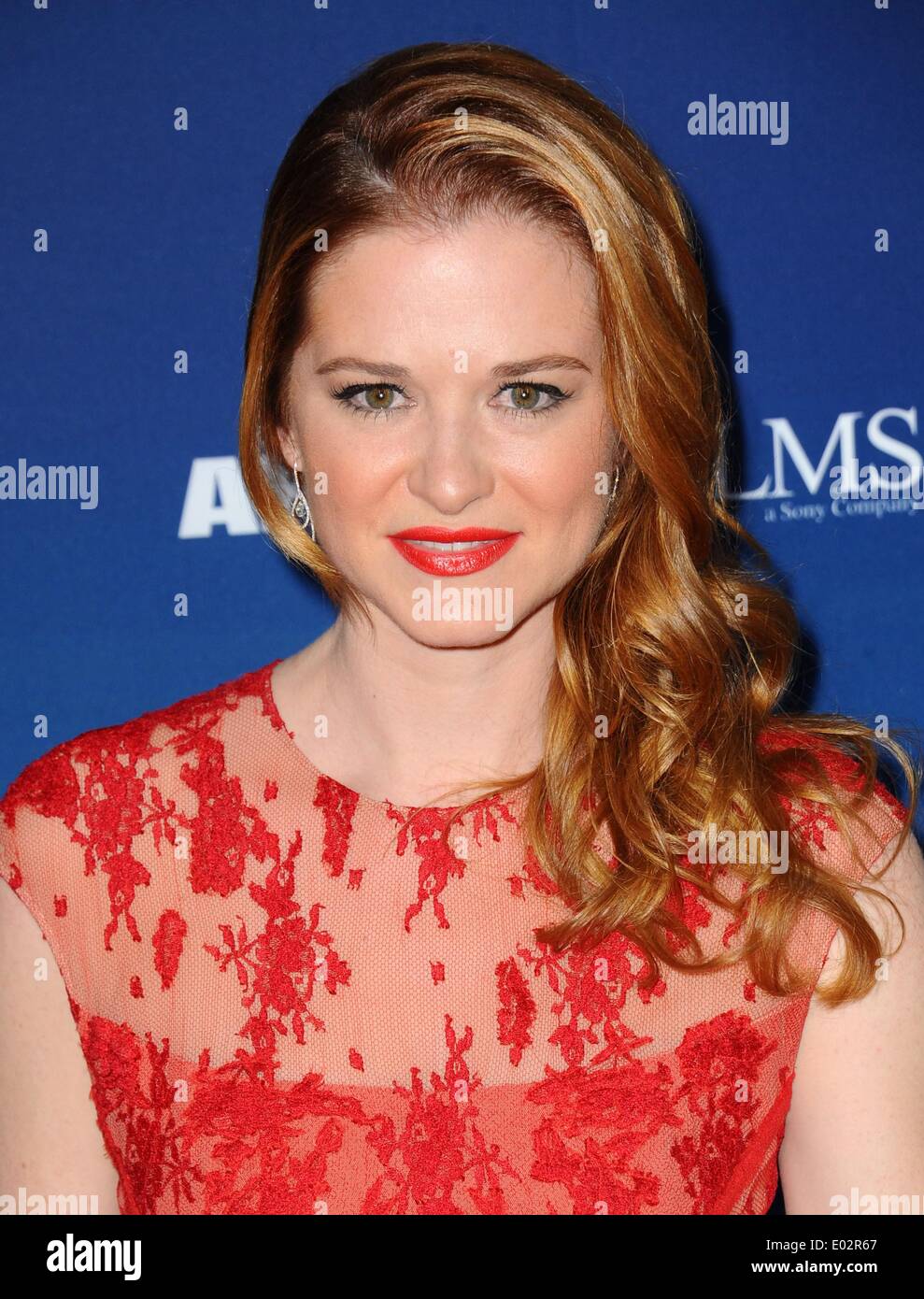 Los Angeles, CA, USA. 29. April 2014. Sarah Drew im Ankunftsbereich für Mamas Abend Premiere, TCL Chinese 6 Sälen (ehemals Grauman), Los Angeles, CA 29. April 2014. Bildnachweis: Dee Cercone/Everett Collection/Alamy Live-Nachrichten Stockfoto