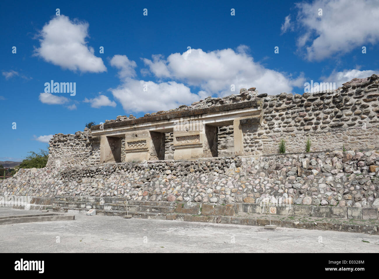 Palast des Lebens Zapoteken Ruinen Mitla Tlacolula-Tal Oaxaca Staat Mexiko Stockfoto