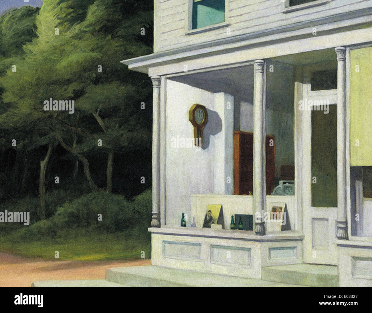 Edward Hopper 07:00 Stockfoto