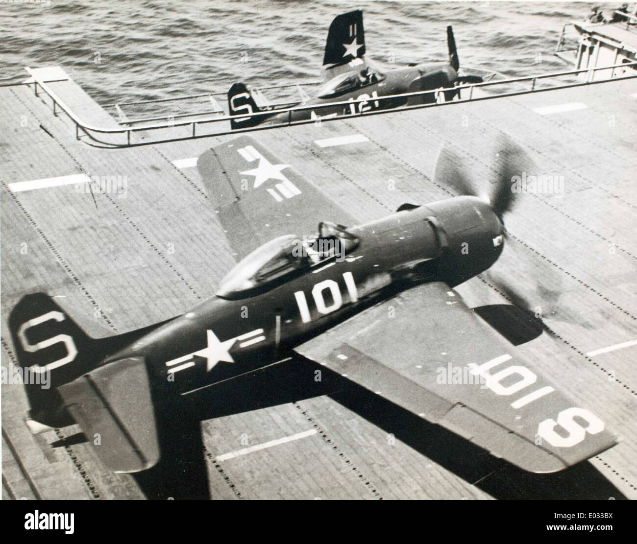 Grumman F8F-1, Bearcat Stockfoto