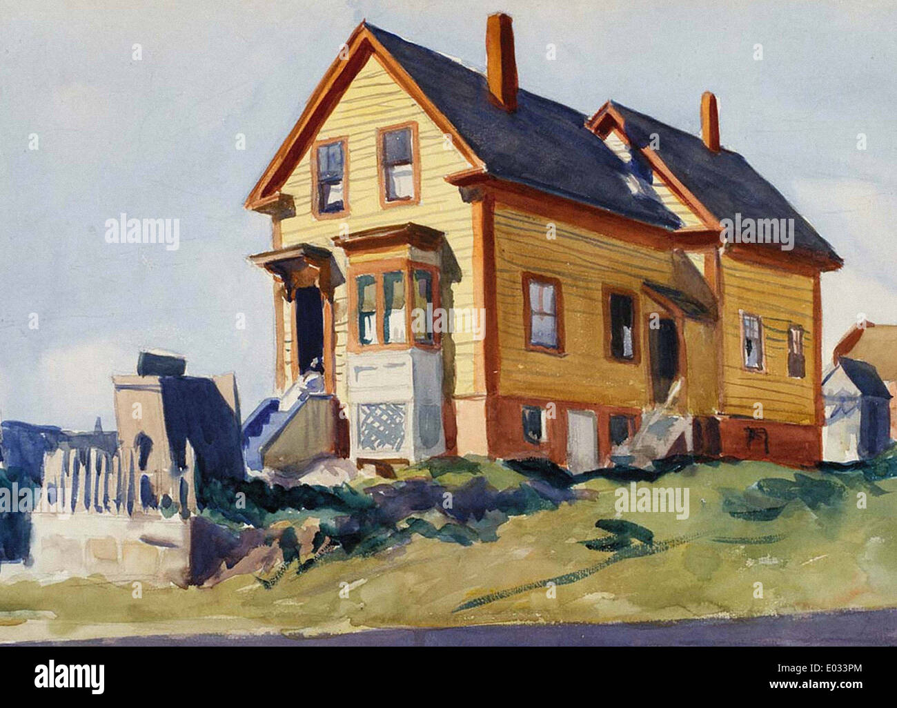 Edward Hopper-Haus im italienischen Viertel Stockfoto