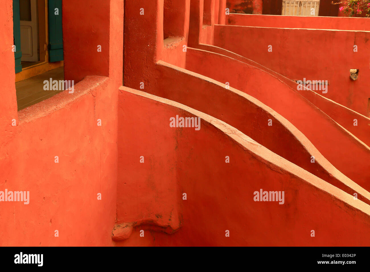 Haus Der Sklaven Treppen Goree Stockfoto Bild 68910542 Alamy