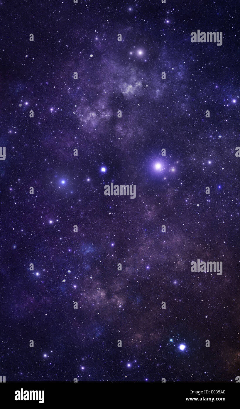 Sternbild Andromeda (und), einer der modernen Sternbilder Stockfoto
