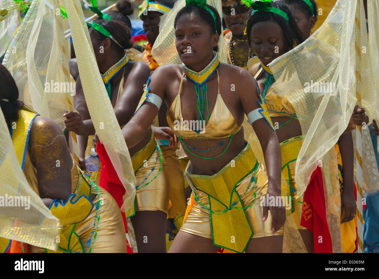 Karnevalsumzug, Georgetown, Guyana Stockfoto