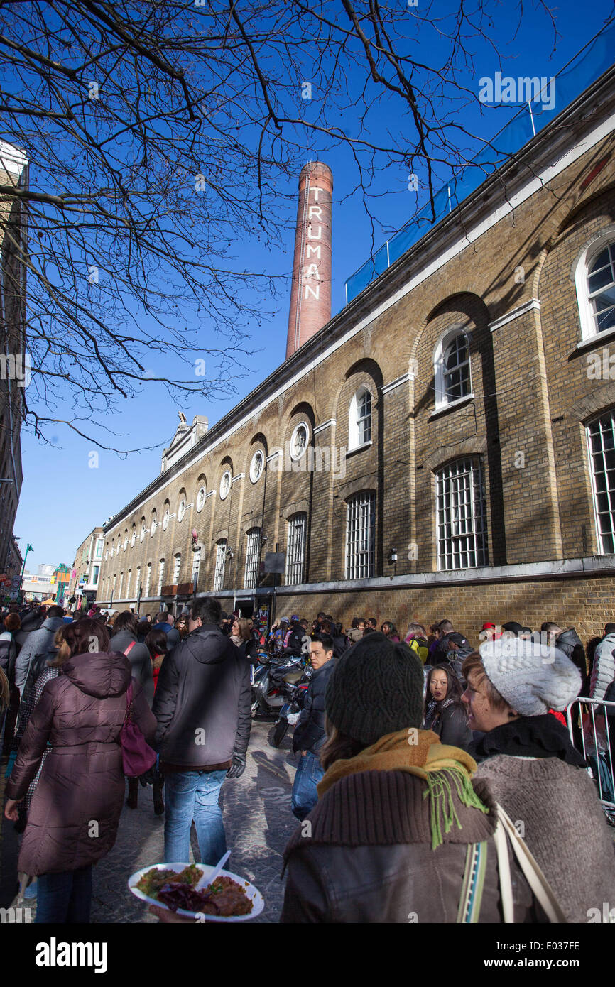 Truman Brauerei, 91 Ziegel Ln, Spitalfields, London, E1 6QR, England, UK. Stockfoto