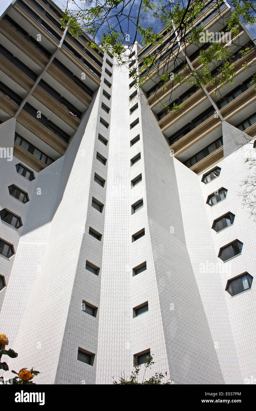 Les Orgues de Flandre, Wohnprojekt, Paris Stockfoto