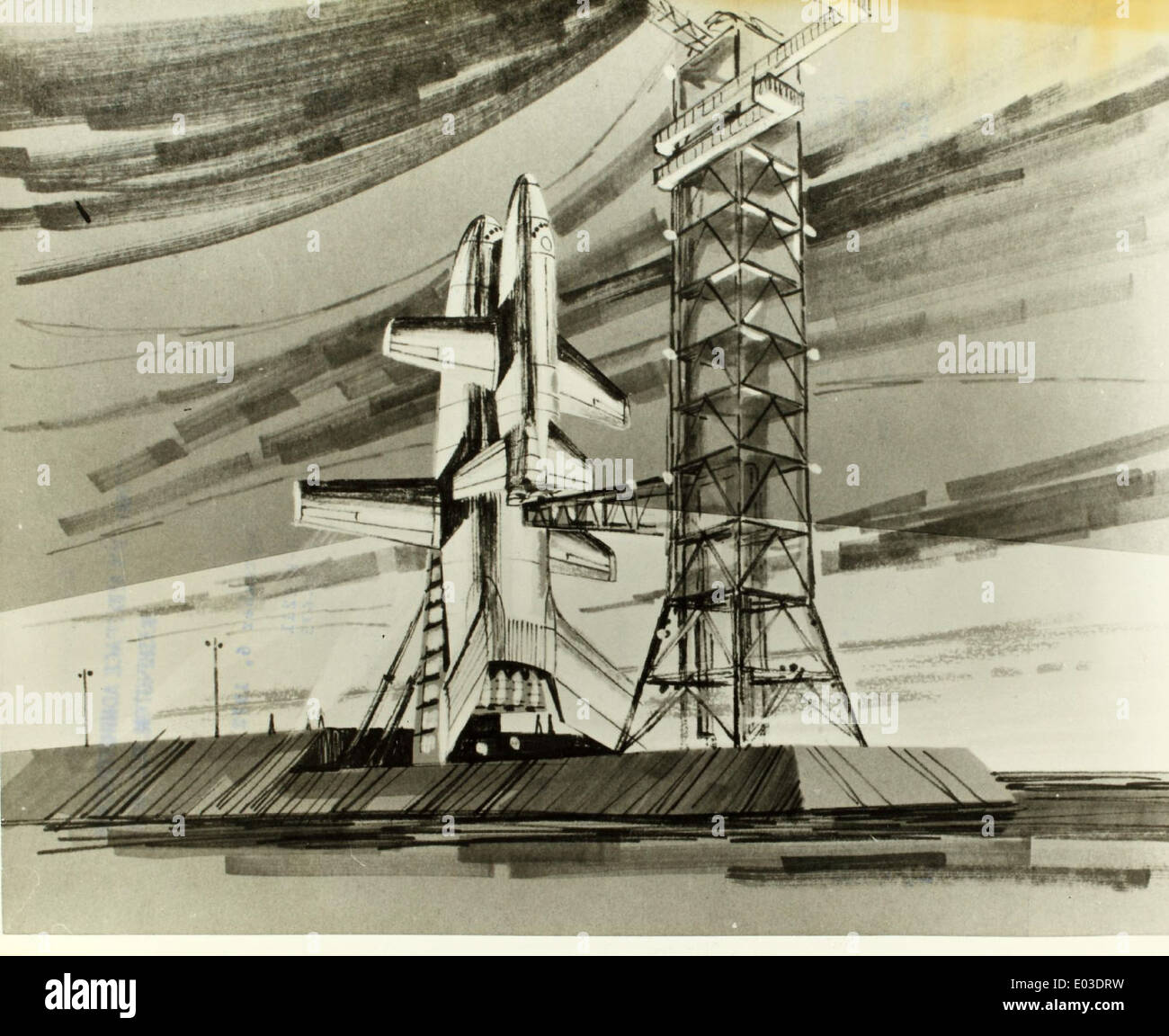 Dieses Hochglanzfoto vom NASA Space Shuttle Program zeigt die Bedeutung der Space Shuttle-Missionen, die von 1981 bis 2010 umfassten und die Fortschritte in der Weltraumforschung und Shuttle-Technologie kennzeichnen. Stockfoto