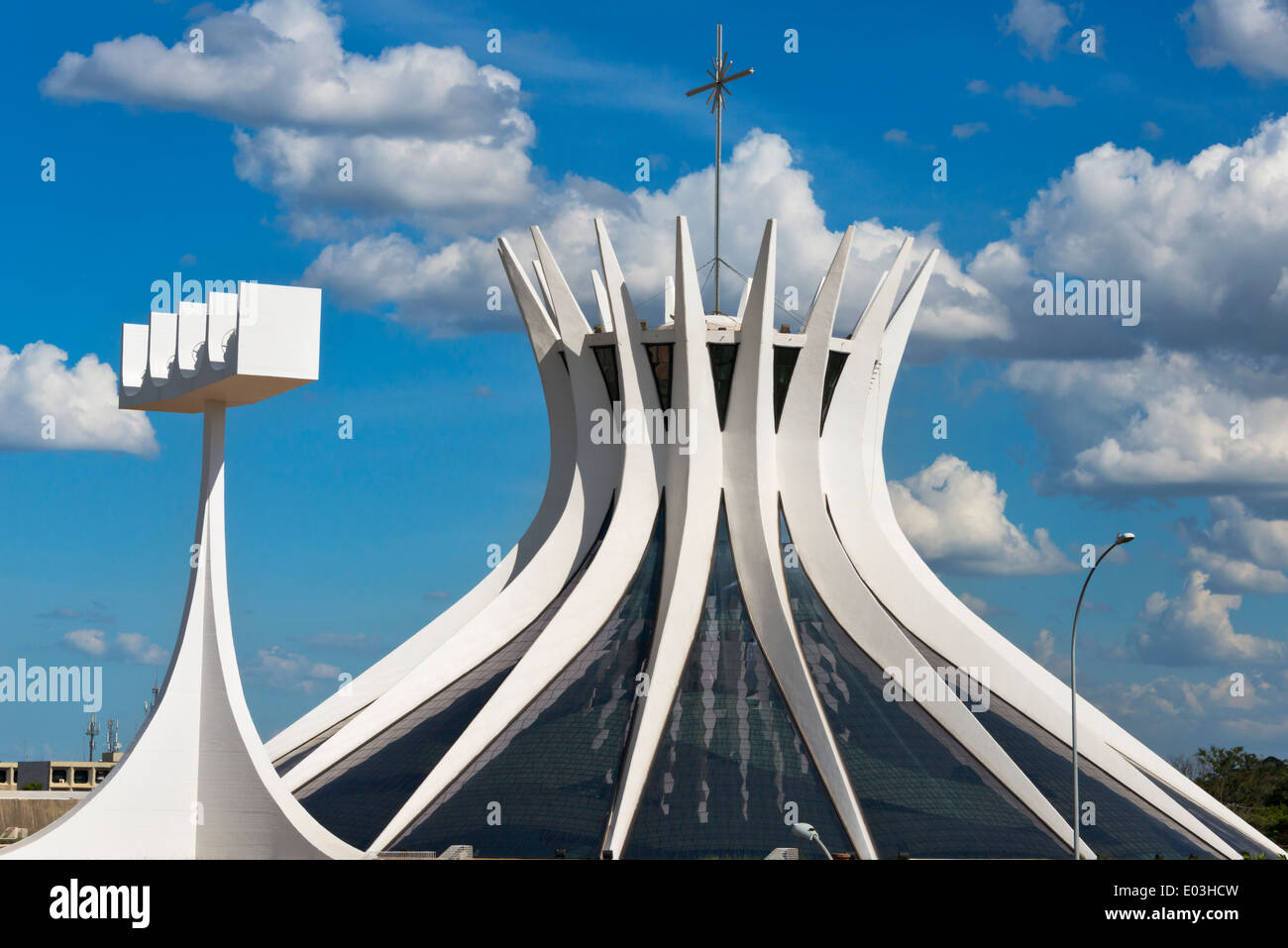 Dom Metropolitan von Brasilia, Brasilia, Brasilien Stockfoto