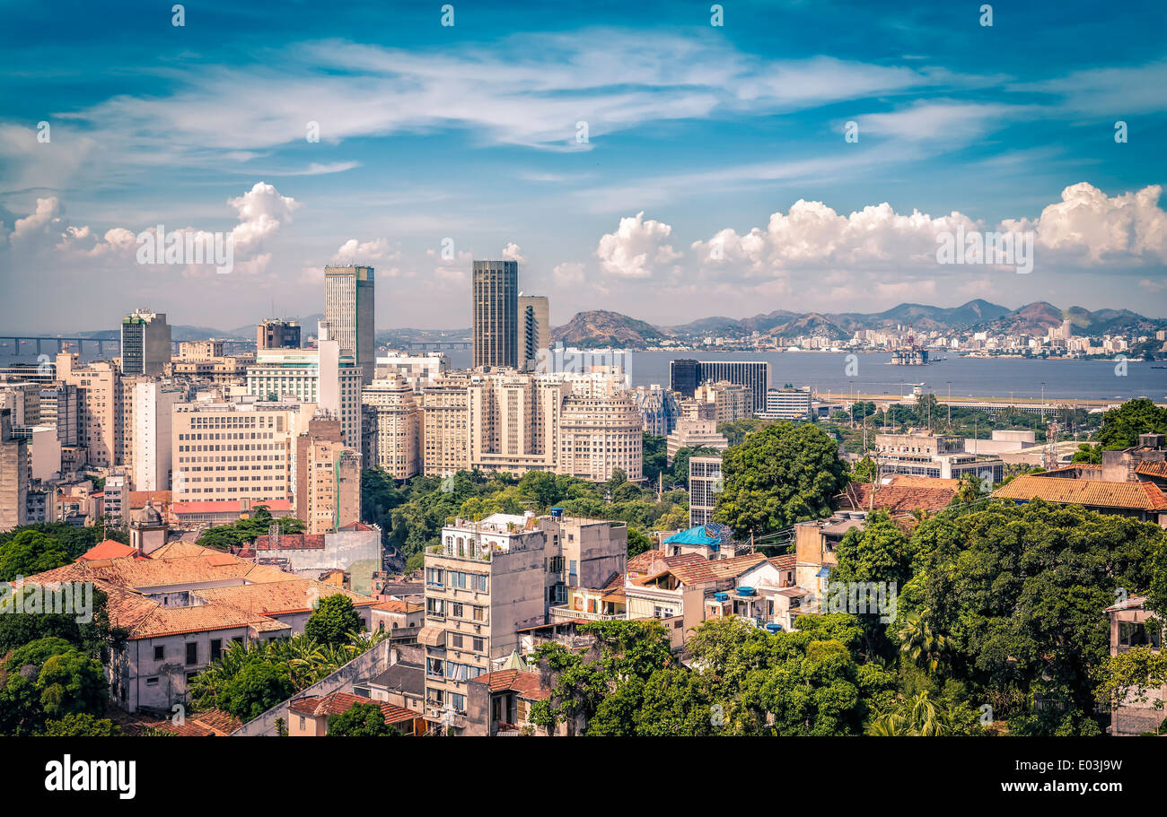 Finanzielle Innenstadt von Rio De Janeiro, Brasilien Stockfoto