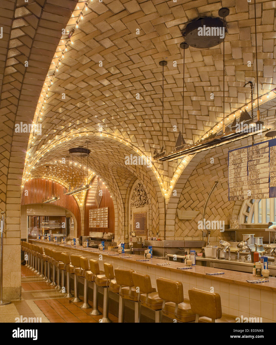 Grand Central Station, Austernbar, New York. Stockfoto