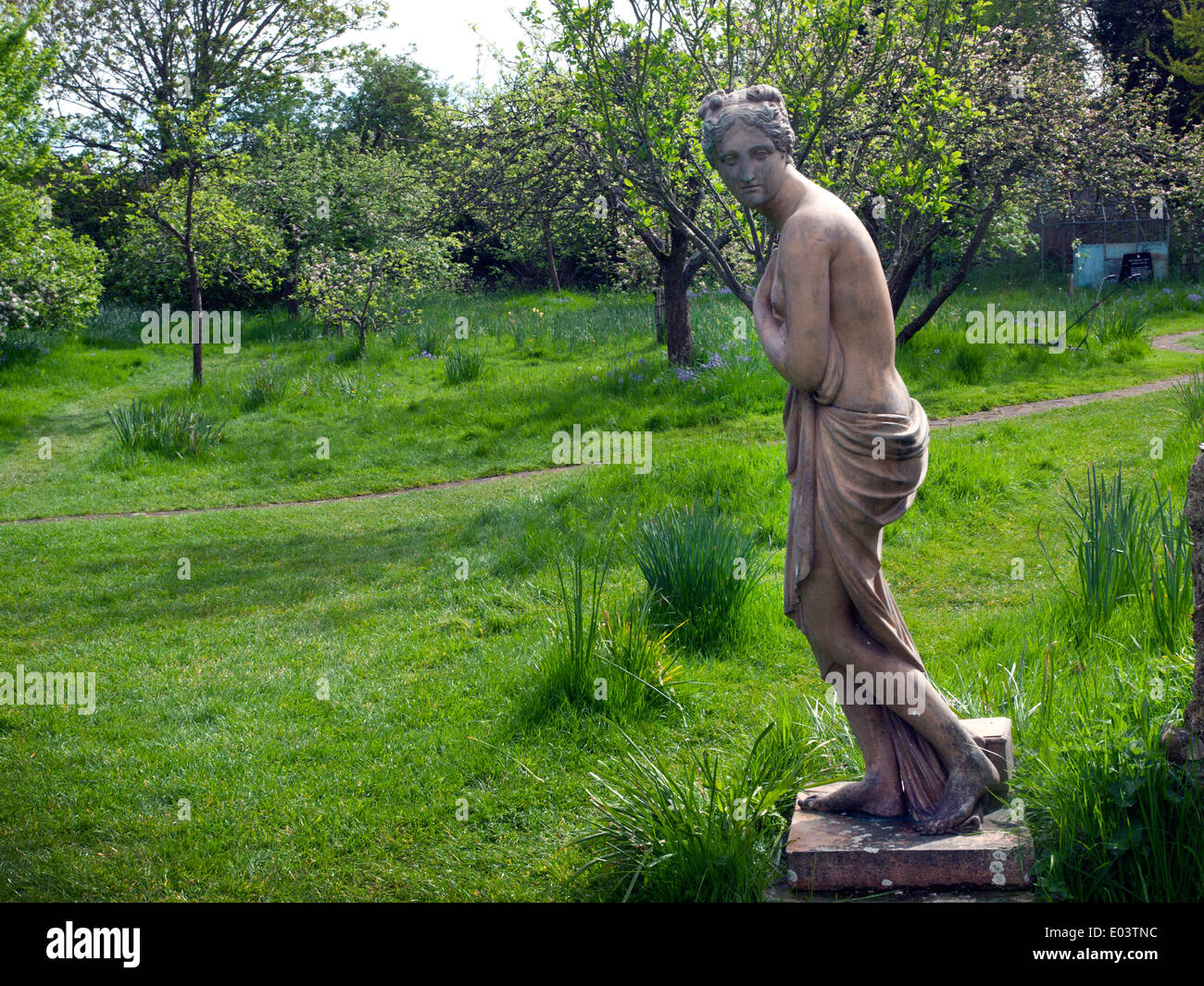 Der Garten der Mönch Haus an die Schriftstellerin Virginia Woolf Stockfoto