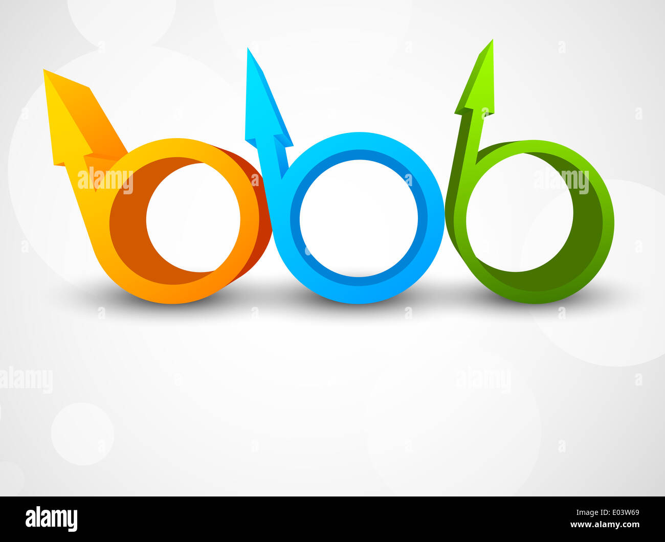 Zusammenfassung Hintergrund mit Pfeilen. Helles Bild. Stockfoto